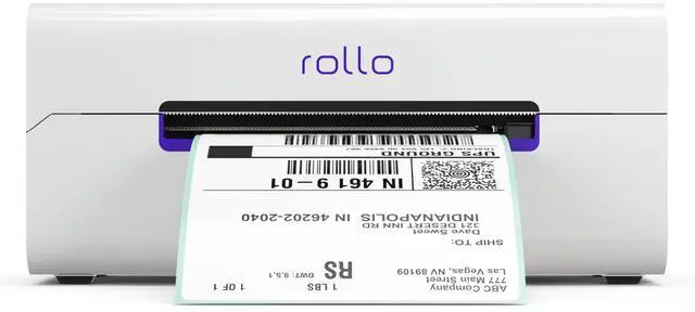 Alt view image 9 of 13 - Rollo X1040 Wireless Shipping Label Printer - Wi-Fi Thermal Label Printer 4x6 for Shipping Packages - AirPrint from iPhone, iPad, Mac - Supports Windows, Chromebook, Android, Linux