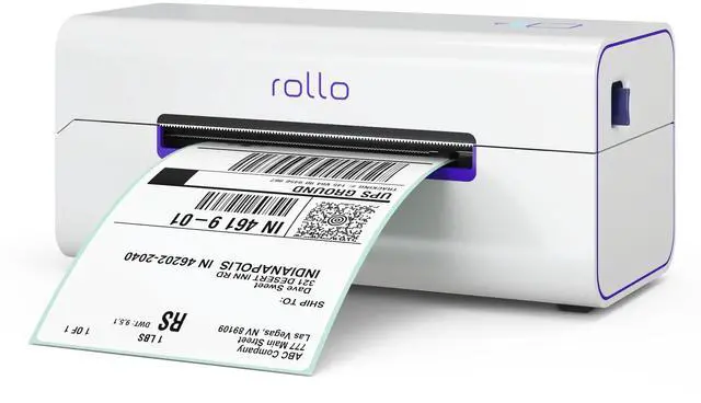 Alt view image 10 of 13 - Rollo X1040 Wireless Shipping Label Printer - Wi-Fi Thermal Label Printer 4x6 for Shipping Packages - AirPrint from iPhone, iPad, Mac - Supports Windows, Chromebook, Android, Linux