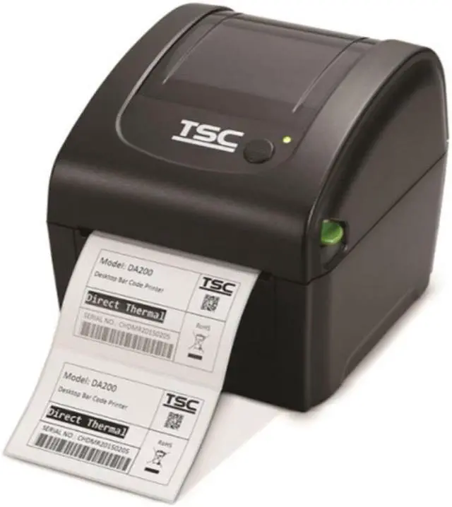 Main image of TSC DA210 Direct Thermal Desktop Label Printer (6 ips) (203 dpi) (4.25" Print Width) (USB) (128 MB Flash & 64 MB SDRAM)