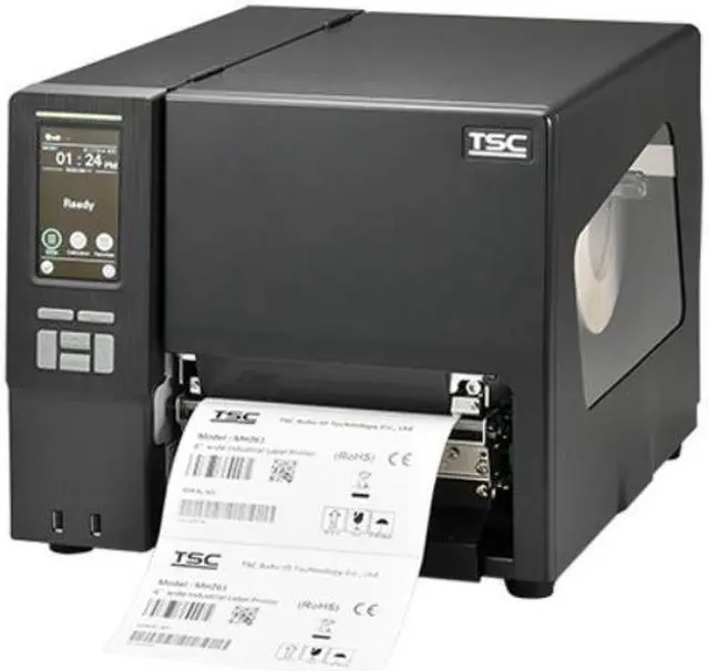 Main image of TSC MH261T - Industrial Label Printer, TSC MH261T, Thermal Transfer, 203 dpi, 6.61" Print Width, Ethernet/RS-232 Serial/USB/USB Host, 12 ips, US, Touch Display, Wi-Fi Ready