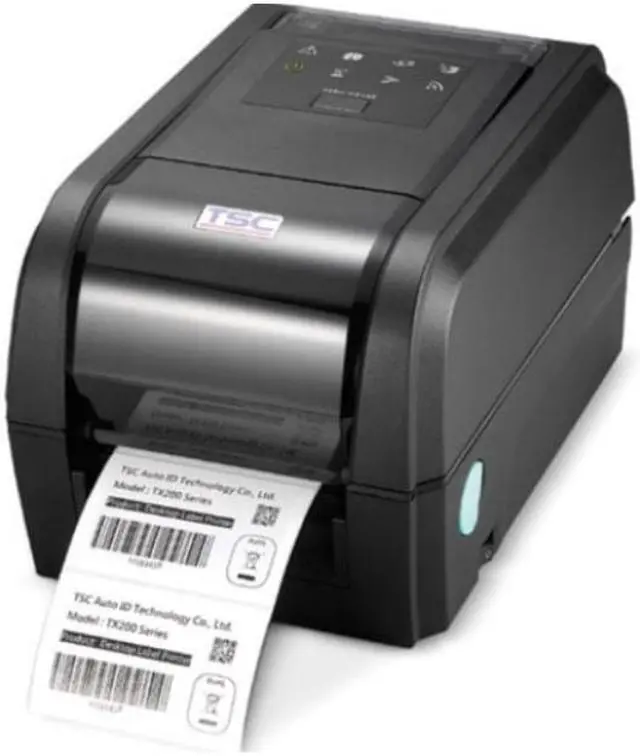 Main image of TSC TX210, LCD, DRAM 128MB/Flash 128MB, USB + RS-232 + Ethernet + USB Host + RTC + Buzzer, WiFi Ready, US