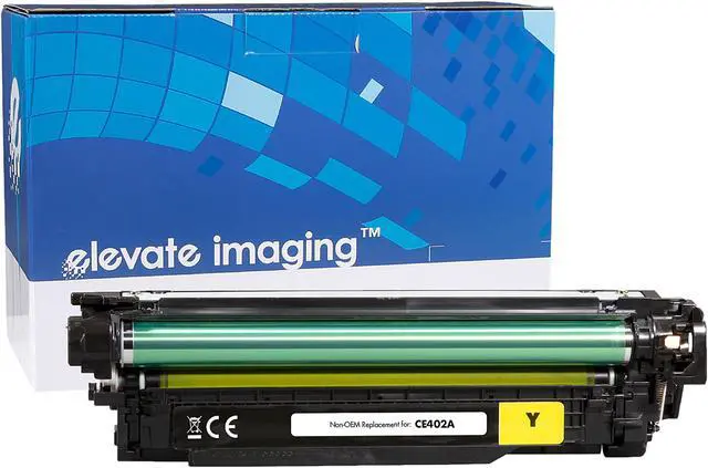 Main image of Elevate Remanufactured AHWCE402A Yellow Toner, Replacement for HP CE402A 507A