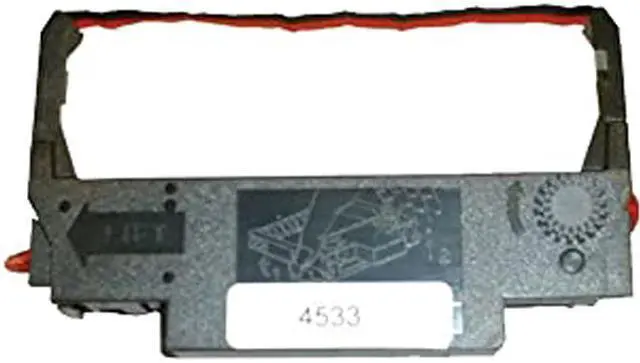 Main image of Ci Inks CIM4533 Black / Red Nylon Ribbon