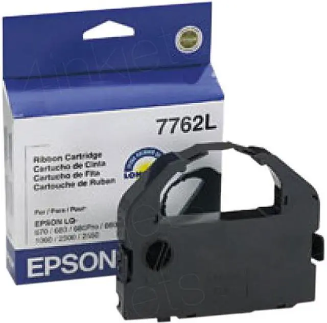 Main image of EPSON 7762L (S015016) Black Fabric Ribbon Cartridge