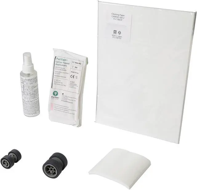 Alt view image 2 of 3 - Fujitsu CG01000-524801 ScanAid Cleaning Kit for Fujitsu fi-6140 Scanner