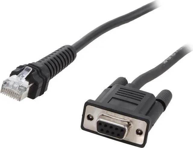 Main image of Datalogic CAB-434 RS232 9-PIN Female Coiled Cable, 8 ft, POT, SK
