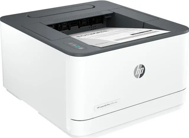 Alt view image 3 of 3 - HP LaserJet Pro 3001dwe SMB Up to 35 ppm Monochrome Ethernet (RJ-45) / USB / Wi-Fi Laser Printer
