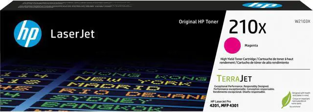 Main image of HP 210X Magenta Original LaserJet Toner Cartridge - W2103X