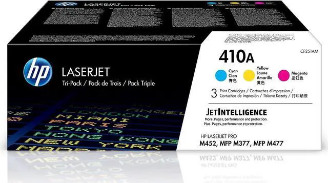 Main image of HP 410A Cyan, Magenta, Yellow Toner Cartridge Pack  CF251AM