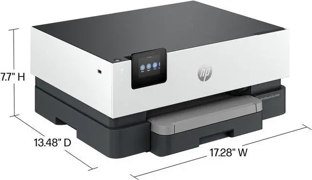 Alt view image 5 of 20 - HP OfficeJet Pro 9110b Printer, Color, Printer for Home and home office, Print, Wireless; Two-sided printing; Print from phone or tablet; Touchscreen; Front USB flash drive port