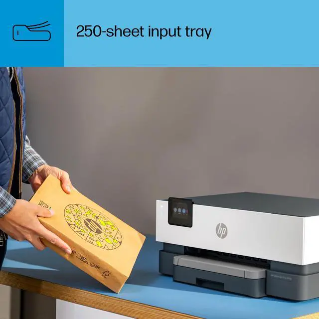 Alt view image 12 of 20 - HP OfficeJet Pro 9110b Printer, Color, Printer for Home and home office, Print, Wireless; Two-sided printing; Print from phone or tablet; Touchscreen; Front USB flash drive port