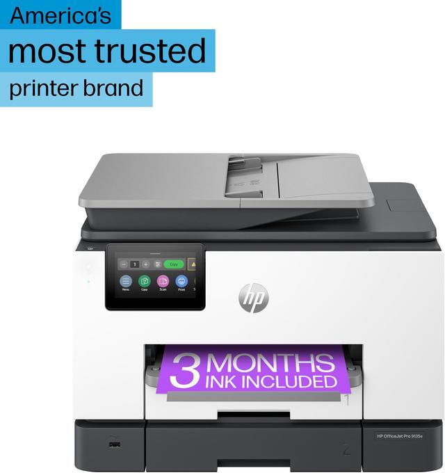Alt view image 3 of 20 - HP OfficeJet Pro 9135e Wireless All-in-One Printer with Bonus 3-Month Supply of Instant Ink