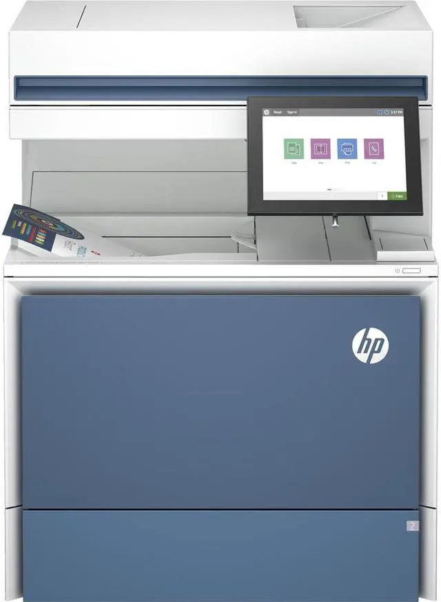 Alt view image 2 of 6 - HP Color LaserJet Enterprise MFP 6800dn Printer Wired Laser Multifunction Printer