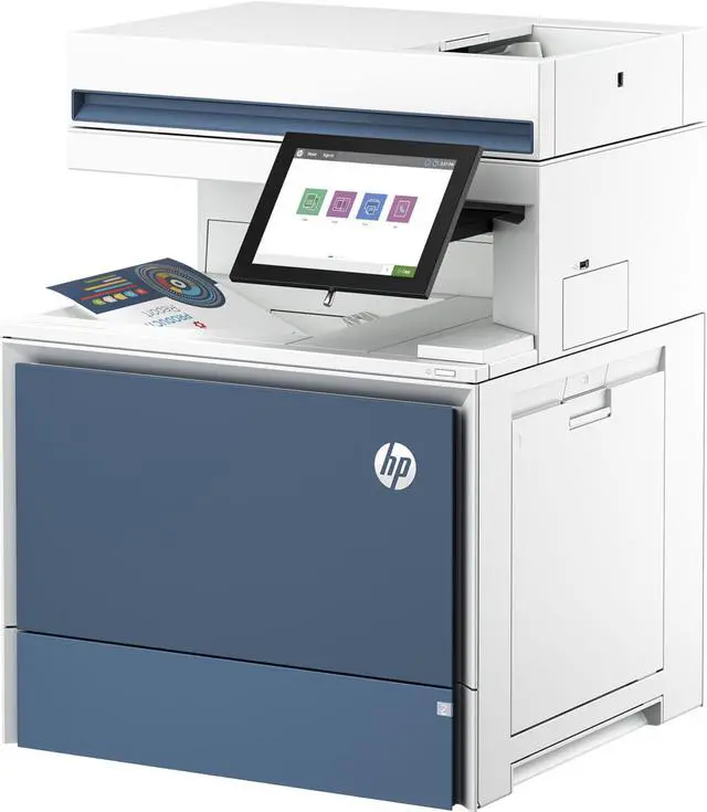 Alt view image 3 of 6 - HP Color LaserJet Enterprise MFP 6800dn Printer Wired Laser Multifunction Printer