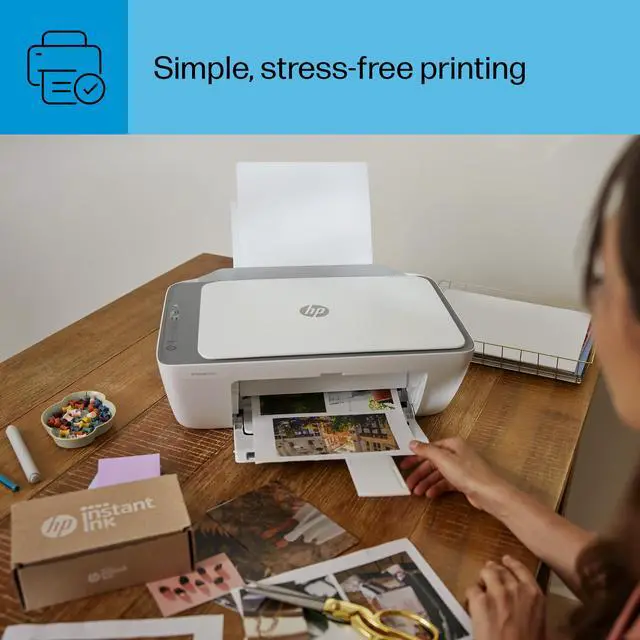 Alt view image 11 of 19 - HP DeskJet 2855e All-in-One Wireless Color Printer