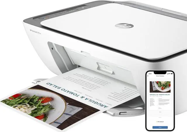 Alt view image 16 of 19 - HP DeskJet 2855e All-in-One Wireless Color Printer