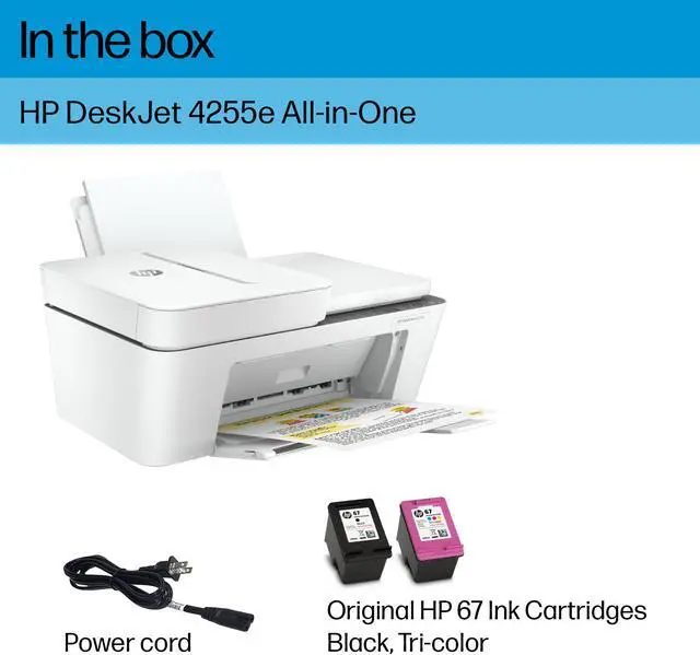 Alt view image 6 of 18 - HP DeskJet 4255e All-in-One Wireless Color Printer 588S6A#B1H