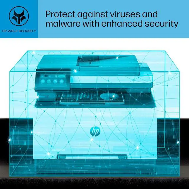 Alt view image 10 of 10 - HP Color Laserjet Pro MFP 3301fdw Wireless All-in-One Color Laser Printer, Office Printer, Scanner, Copier, Fax, ADF, Duplex, Best-for-Office (499Q5F)