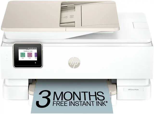 Main image of HP Envy Photo 7975 Up to 15 ppm Black Print Speed 4800 x 1200 dpi Color Print Quality USB / Wi-Fi Thermal Inkjet MFC / All-In-One Color All-in-One Printer