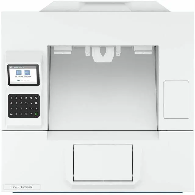 Alt view image 2 of 4 - HP LaserJet Enterprise 6500dn Wired Laser Printer - Monochrome 83 ppm Mono - 1200 x 1200 dpi Print - Automatic Duplex Print - 650 Sheets Input - Ethernet - Gigabit Ethernet - USB - A29ZCA#BGJ