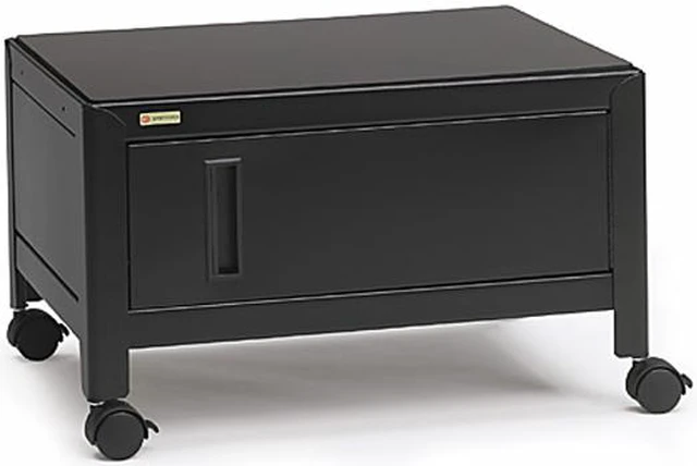 Alt view image 2 of 2 - Bretford C15-BK Black Printer Stand with Cabinet