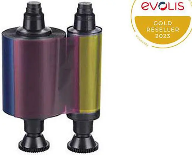 Main image of Evolis R3011 Color Ribbon, YMCKO, 200 Prints/Roll - 1 Roll
