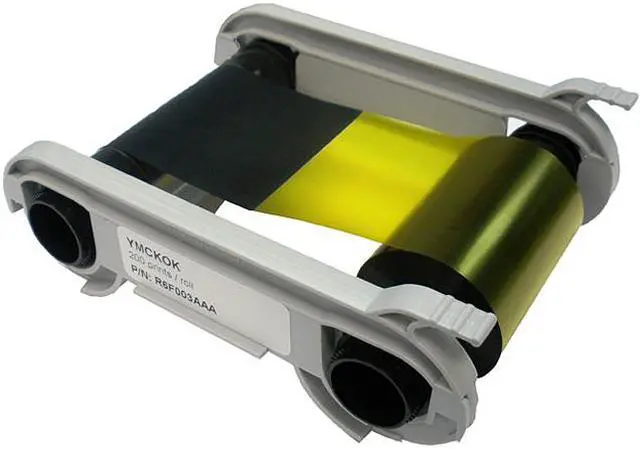 Alt view image 2 of 2 - Evolis R6F003AAA 6-Panel Color Ribbon, YMCKOK 200 Prints/roll, For Primacy Double-sided