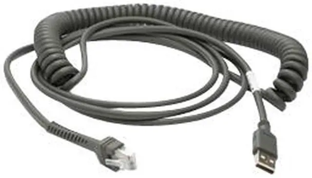 Alt view image 2 of 2 - MOTOROLA CBA-U09-C15ZAR 15FT CABLE USB COILED CONNECTOR