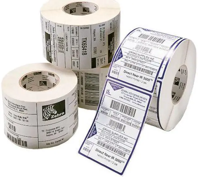 Main image of Zebra 10010042 2.25"x3" Z-Select 4000D Labels - 1 Case (6 Rolls)