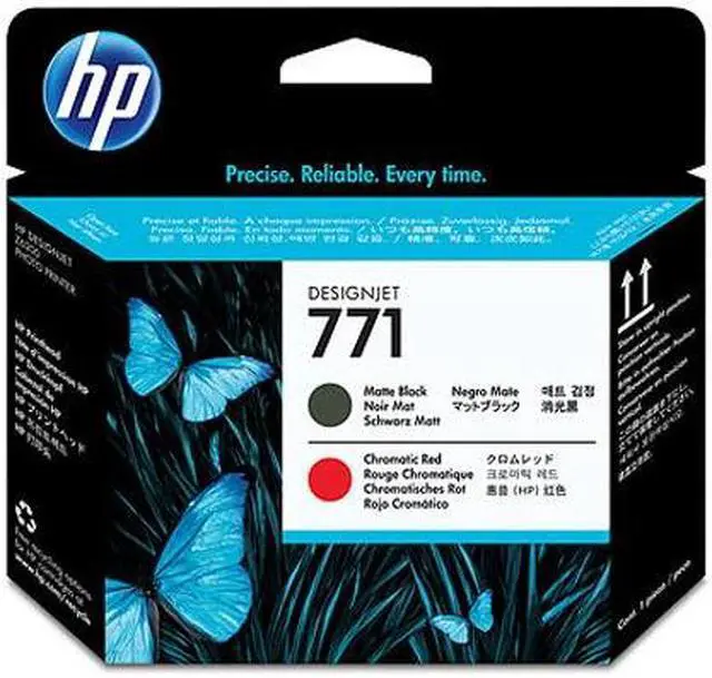Main image of HP CE017A Matte Black / Chromatic Red Designjet Printhead