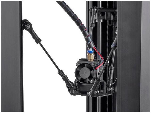 Alt view image 4 of 6 - Monoprice Mini Delta v2 3D Printer (110 x 120mm) Heated Build Plate, PoloPrint Pro Wi-Fi, Auto Resume, Advanced Gcode Auto Leveling, Open Source, Works with PLA & ABS