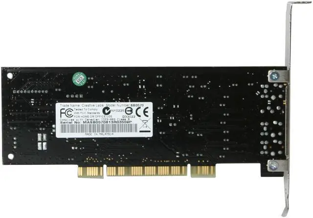 Alt view image 4 of 5 - Creative Sound Blaster Audigy SE 7.1 Channels 24-bit 96KHz PCI Interface Sound Card