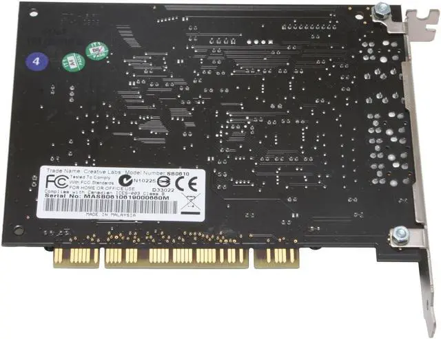 Alt view image 4 of 6 - Creative Sound Blaster Audigy 4 SB0610 7.1 Channels 24-bit 192KHz PCI Interface Sound Card
