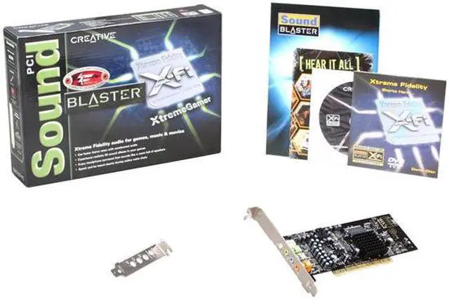 Alt view image 6 of 6 - Creative 70SB073A00000 7.1 Channels 24-bit 96KHz PCI Interface Sound Blaster X-Fi XtremeGamer