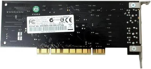 Alt view image 4 of 5 - Creative Sound Blaster Audigy SE SB0570LPVP 5.1 Channels 24-bit 96KHz PCI Interface Low-Profile Sound Card - OEM