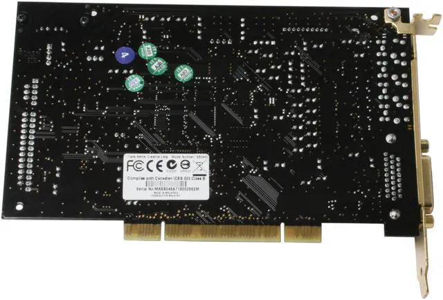 Alt view image 4 of 10 - Creative Sound Blaster X-Fi Platinum Fatal1ty Champion 70SB046A00003 7.1 Channels 24-bit 192KHz PCI Interface Sound Card