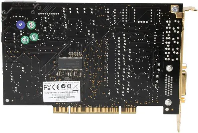 Alt view image 8 of 12 - Creative Sound Blaster X-Fi Elite Pro 70SB055A00000 7.1 Channels 24-bit 192KHz PCI Interface Sound Card (Black/Silver) (Eng)