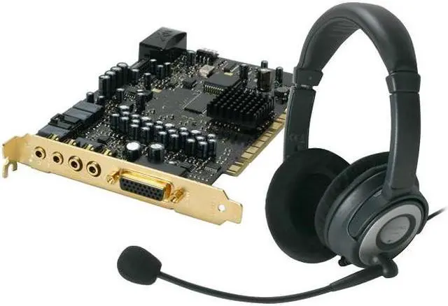 Main image of Creative 53SB000003000 7.1 Channels 24-bit 192KHz PCI Interface Elite Pro Sound Card and HS-900 Headphone Bundle