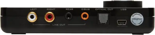 Alt view image 4 of 8 - Creative Sound Blaster X-Fi Surround 5.1 SB1090 5.1 Channels 24-bit 96KHz USB Interface Sound Card