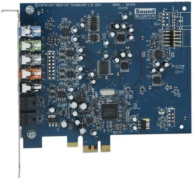 Alt view image 3 of 5 - Creative Sound Blaster X-Fi Xtreme Audio 7.1 Channels 24-bit 96KHz PCI Express x1 Interface Sound Card - OEM