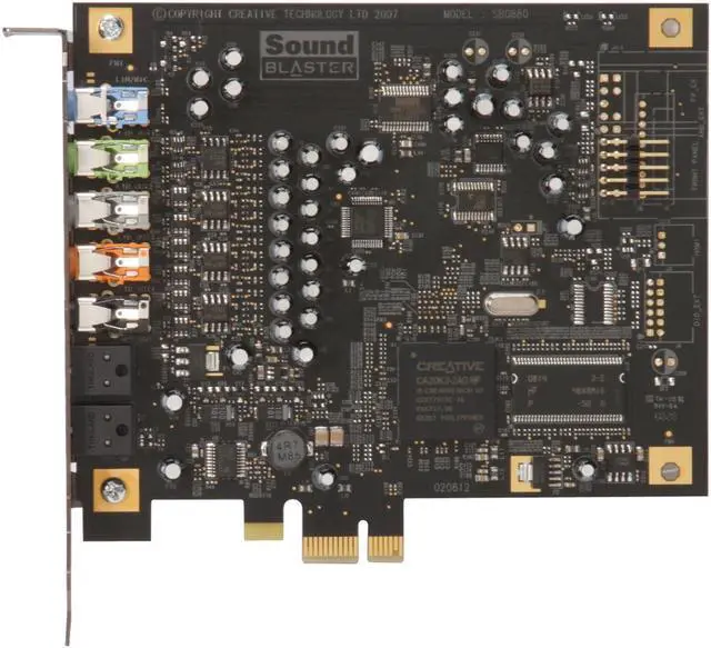 Alt view image 3 of 6 - Creative 70SB088000004 7.1 Channels 24-bit 96KHz PCI Express 1x Interface PCI Express Sound Blaster X-Fi Titanium