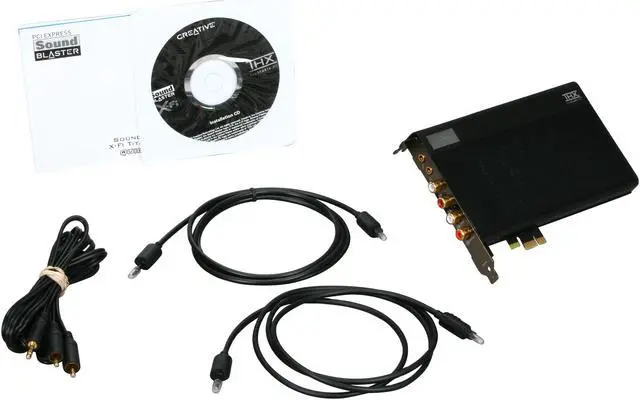 Alt view image 6 of 7 - Creative Sound Blaster X-Fi Titanium HD 24-bit 192KHz PCI Express x1 Interface Sound Card powered by THX TruStudio Pro