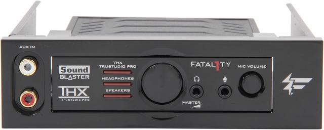 Creative Sound Blaster Recon3D Fatal1ty Champion (70SB135400000) Sound with Sound Blaster I/O - Newegg.com