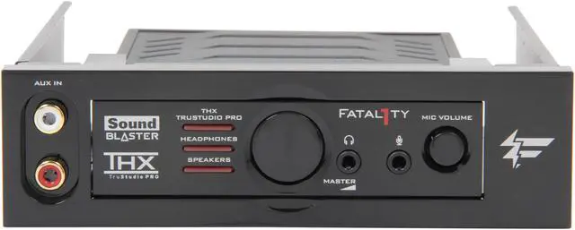 Alt view image 5 of 8 - Creative Sound Blaster Recon3D Fatal1ty Champion (70SB135400000) 5.1 Channels 24-bit 96KHz PCI Express x1 Interface Sound Card with Sound Blaster I/O