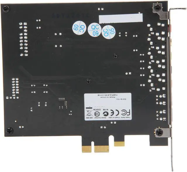 Alt view image 4 of 5 - Creative Sound Blaster Recon3D Fatal1ty Professional (70SB135600000) 5.1 Channels 24-bit 96KHz PCI Express x1 Interface Sound Card