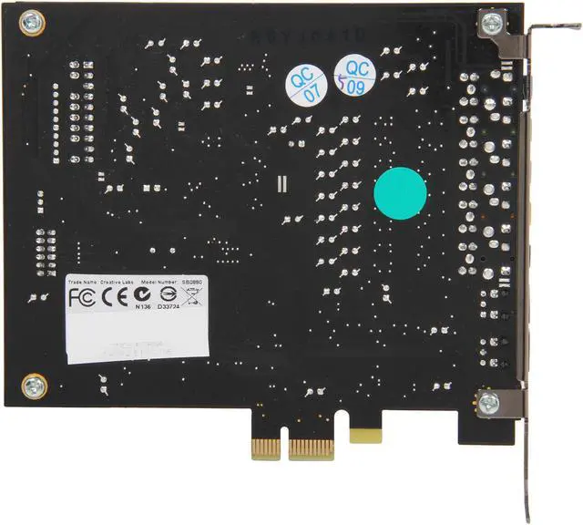 Alt view image 4 of 5 - Creative Sound Blaster X-Fi Titanium Fatal1ty Professional 70SB088600002-8 7.1 Channels 24-bit 96KHz PCI Express x1 Interface Sound Card
