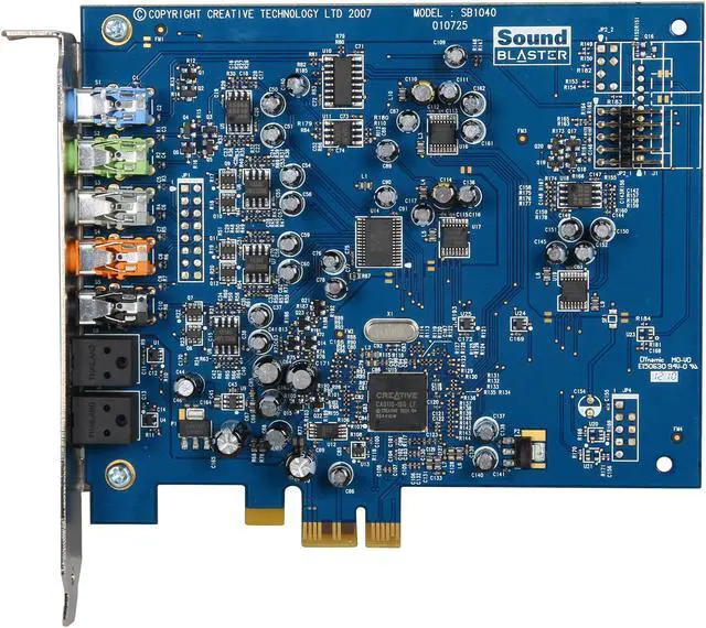 Alt view image 3 of 5 - Creative Sound Blaster X-Fi Xtreme 7.1 Channels 24-bit 96KHz PCI Express x1 Interface Sound Card