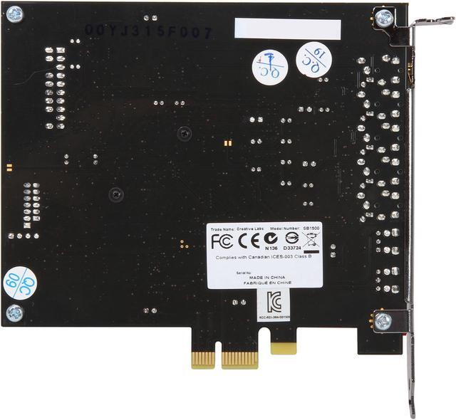 Alt view image 5 of 6 - Creative Sound Blaster Z PCIe 116dB SNR Gaming Sound Card with 600 ohm Headphone Amp and Beamforming Microphone