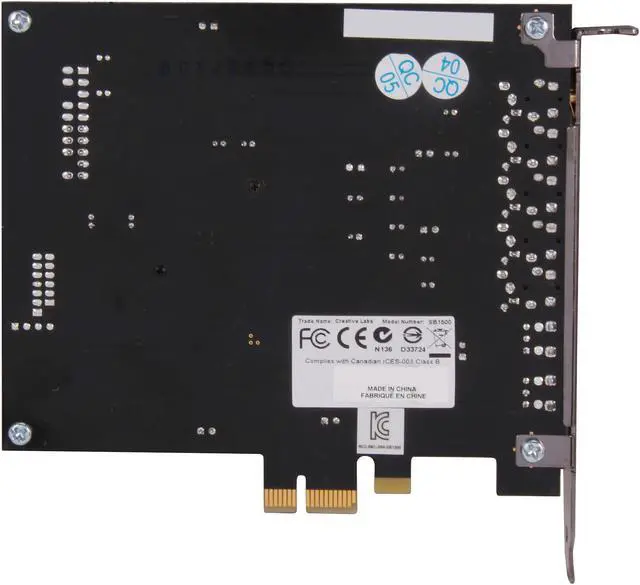 Alt view image 5 of 8 - Creative Sound Blaster Zx 116dB PCIe Gaming Sound Card with 600 ohm Headphone Amp and Desktop Audio Control Module