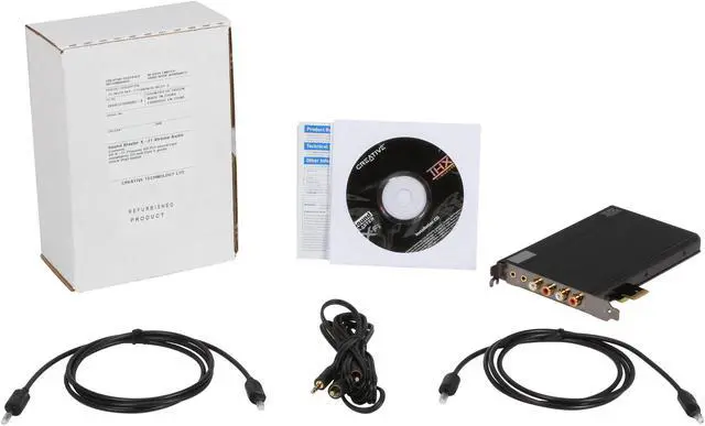Alt view image 6 of 6 - Creative Sound Blaster X-Fi Titanium HD 24-bit 192KHz PCI Express x1 Interface Sound Card